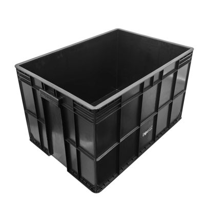 800*400*230mm Pudełko przewodzące, plastikowe, ESD, części elektroniczne, czarne, antystatyczne