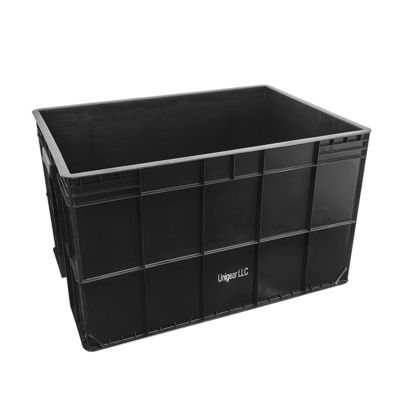 800*400*230mm Pudełko przewodzące, plastikowe, ESD, części elektroniczne, czarne, antystatyczne