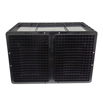 600*400*230mm Czarny antystatyczny pudełko plastikowe ESD Elektroniczne części pudełko antystatyczne pudełko dla przemysłu elektronicznego