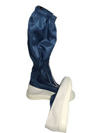 Buty robocze ESD z długim rękawem Clean Room Krótkie skórzane antystatyczne buty ochronne