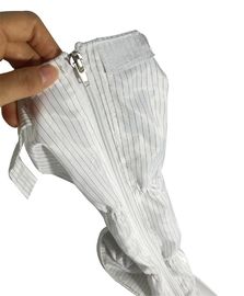 Skórzane buty ochronne ESD ze skóry PVC 5 mm rękaw w paski Wygodna podeszwa z PU