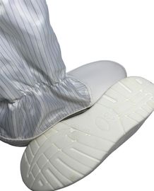 Skórzane buty ochronne ESD ze skóry PVC 5 mm rękaw w paski Wygodna podeszwa z PU