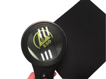 Antystatyczna bezpieczna ręczna lupa ESD o średnicy 62 mm.