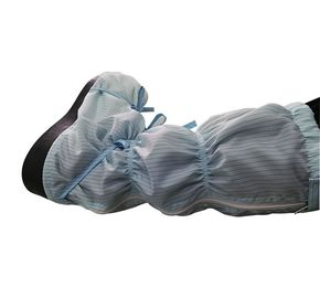Buty ochronne ESD z długim rękawem do pomieszczeń czystych Autoklawowalny zamek błyskawiczny w stylu tyłu
