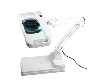 Duża soczewka podświetlana lampa powiększająca Rozmiar źródła LED na biurko 177 mm X 113 mm