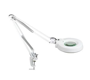 Podstawa zacisku Podświetlana lampa powiększająca 22W fluorescencyjny standardowy rozmiar soczewki 5 cali