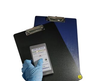 Top metalowy klips ESD Artykuły biurowe ESD Safe Clip Board Rozmiar A4 A5 z symbolem bezpieczeństwa ESD
