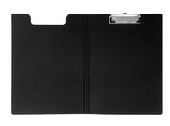 A4 ESD Artykuły biurowe ESD Bezpieczna pionowa składana tablica z klipsem w kolorze czarnym