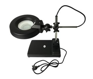 ESD Bezpieczna fluorescencyjna podświetlana lampa powiększająca Soczewka biurkowa T9 22 Watt