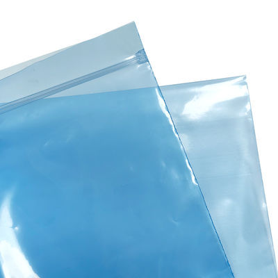 Niebieski PE ESD Zip Lock Shielding Bag For Cleanroom Packaging Małe i średnie komponenty elektroniczne