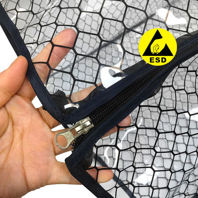 Wysokiej jakości antystatyczna pokrywa sieci PVC ESD SMT pokrywa magazynów PCB odpowiednia do 355x320x563mm