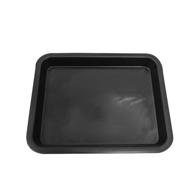 217x174x26mm Czarny ESD Antystatyczny Plastykowy Pudełko kwadratowe Electronic Circle Turntable