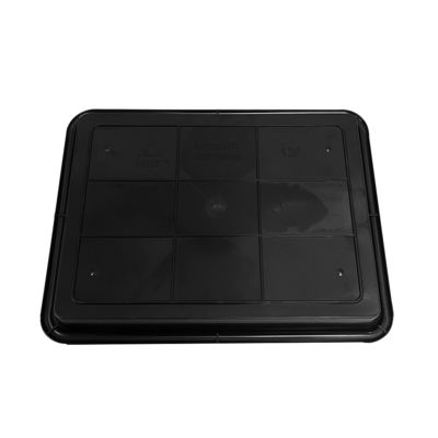338x255x30mm Antystatyczny kwadratowy talerz Czarny plastikowy prostokątny płytki talerz ESD Electronic Circle Turntable