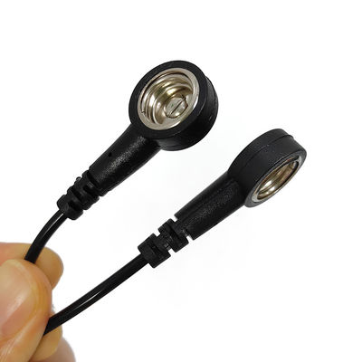 ESD antystatyczny drut uziemieniowy PU Czarny prosty drut PU 30,5CM dla matki ESD z obydwoma końcami 10MM