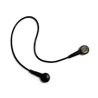 ESD antystatyczny drut uziemieniowy PU Czarny prosty drut PU 30,5CM dla matki ESD z obydwoma końcami 10MM