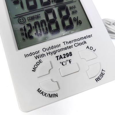 Cyfrowy wyświetlacz z dużym ekranem, termometr z podwójnym wyświetlaczem temperatury do laboratorium