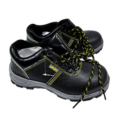 Czarne buty bezpieczeństwa przeciw rozbijaniu, przeciw piercingowi