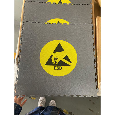 600x600mmx6mm Removable ESD Interlocking PVC Vinyl Floor