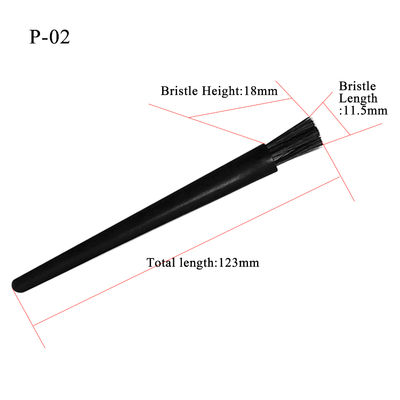 ESD Antystatyczna szczotka Małe włókna węglowe Przemysłowe czyszczenie Antystatyczna szczotka