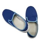 Ciemnoniebieskie tkaniny Obuwie ochronne ESD Non Hole Antystatyczne buty do obszaru EPA