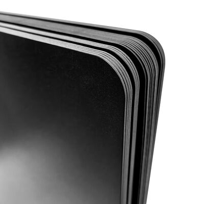 Płytka antystatyczna, oporowa, zamrożona, czarna, PP