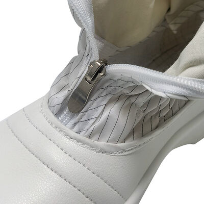 Białe buty ochronne ze stalowym noskiem, antystatyczne ESD do odzieży roboczej przemysłowej