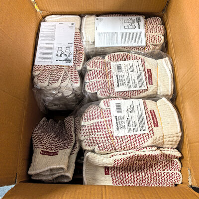 Rękawice żaroodporne powlekane nitrylem do pracy w wysokich temperaturach