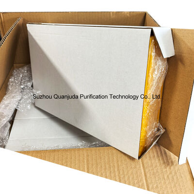 Yellow Plastic Disposable Heel Strap Storage Box