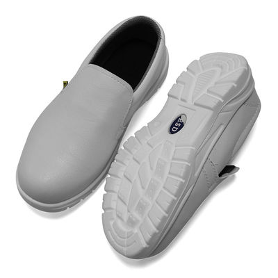 Cleanroom ESD Antystatyczne białe stalowe noski Oddychające buty ochronne ESD Antystatyczne buty