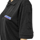 Unisex bawełniana, antystatyczna koszulka z włókna węglowego z klapą ESD