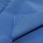 Siatka 4 mm Niebieska, bezpyłowa, zmywalna, antystatyczna tkanina ESD 65% poliester 33% bawełna