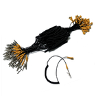 Czarny żółty kabel uziemiający ESD o długości 1,8 m do antystatyki w pomieszczeniach czystych