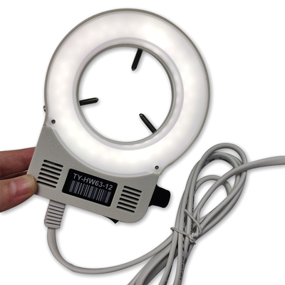 Lampa pierścieniowa LED z białym kółkiem do bezpiecznych narzędzi mikroskopu ESD