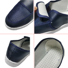 Niebieska antystatyczna tkanina z siatki PVC Oddychające buty ochronne ESD Wielokrotnego użytku Zmywalne