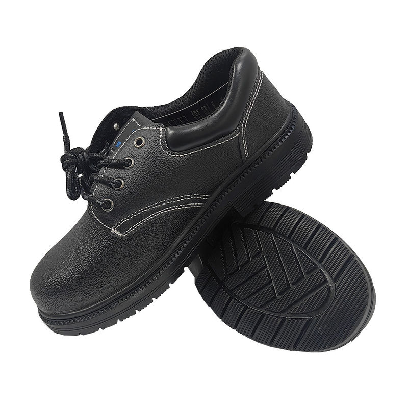 Unisex Anty Smash Buty do pracy w budownictwie Niska podszewka stalowa Gumowa podszewka stalowa Łapki skórzane Górne buty bezpieczeństwa