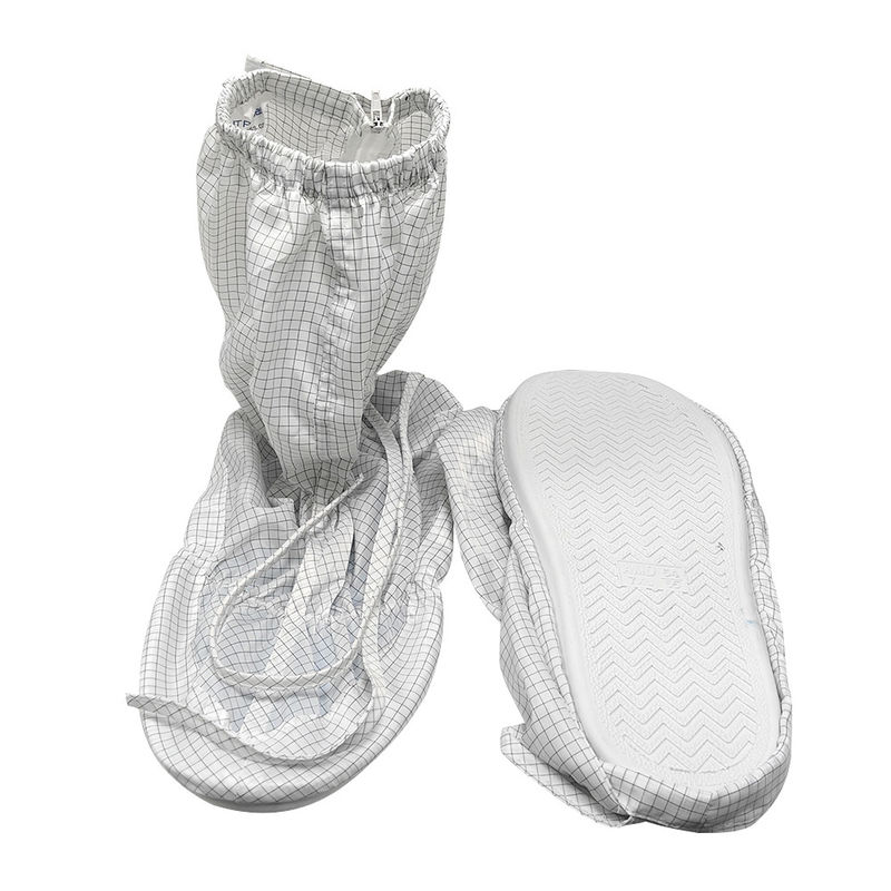 Buty ESD Antystatyczne Biały 5mm Pas tkanina ESD Buty bezpieczeństwa czystości