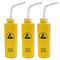 Żółty nadruk HDPE Plastikowa antystatyczna Bezpieczna butelka do dozowania ESD Zastosowanie przemysłowe