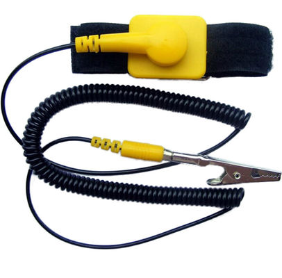 Rzep ESD Pasek na nadgarstek Regulowana opaska antystatyczna Rezystor 1 Meg ohm Przewód PU